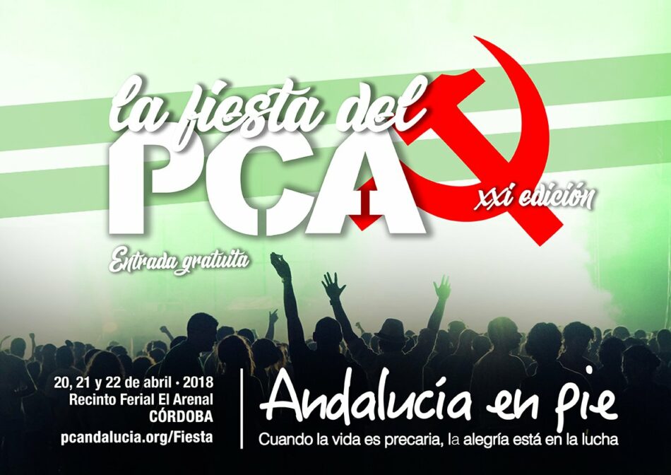 El PCA afronta su fiesta como un hito esencial en la construcción de la unidad popular para «la Andalucía que viene»