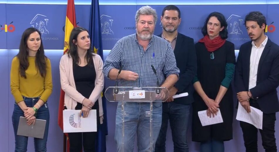 EQUO critica unos presupuestos que van contra el medioambiente y alejan al país de la transición energética