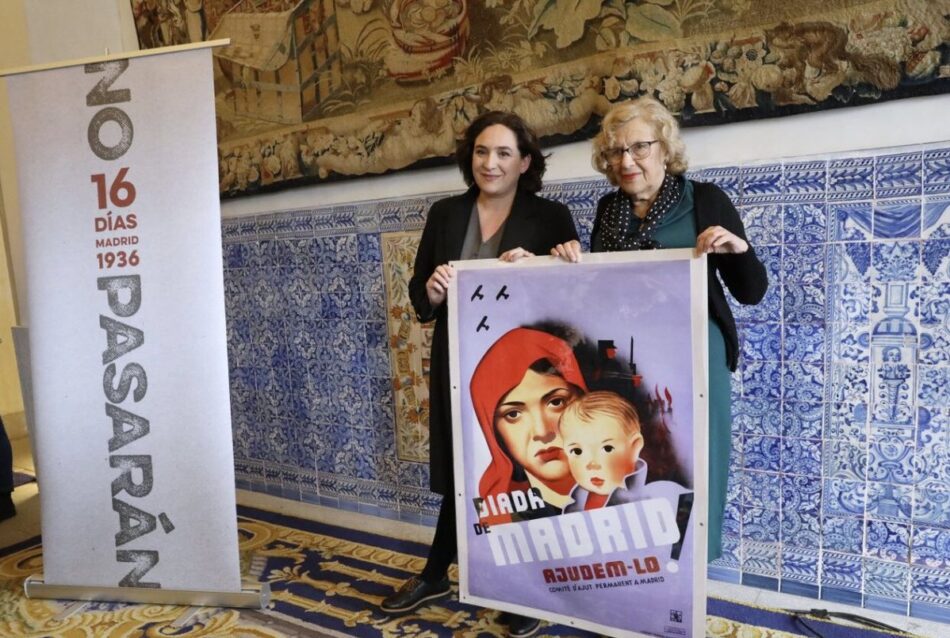 Carmena y Colau presentaron la exposición ‘No pasarán. Madrid 1936. 16 días’