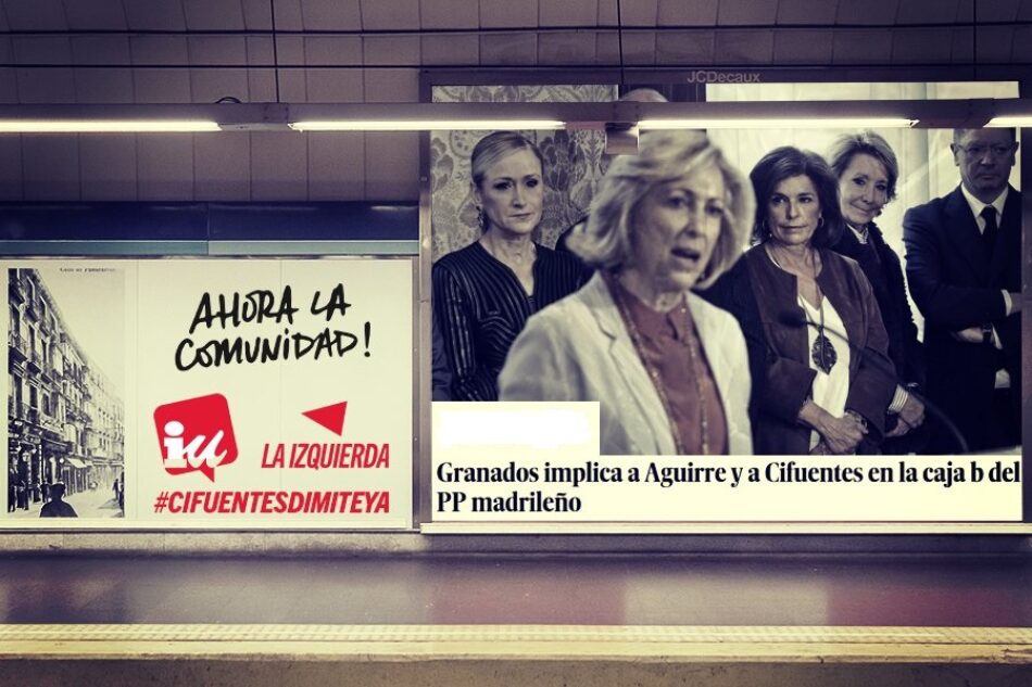 IU Madrid: La única salida política a la crisis en la Comunidad de Madrid son las elecciones