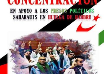 Concentraciones en apoyo a los presos políticos saharauis en huelga de hambre