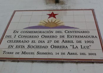 La luz de los obreros: Abril de 1902, Primer Congreso Obrero de Extremadura