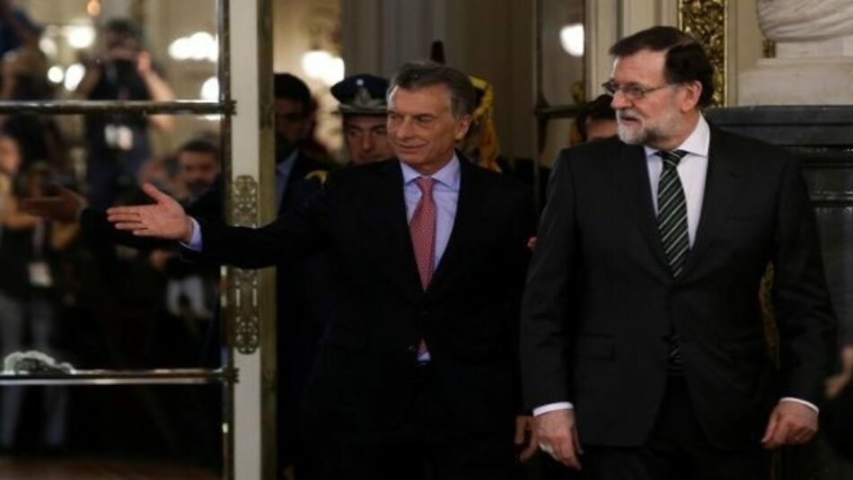 Mauricio Macri se reúne con Rajoy en la Casa Rosada