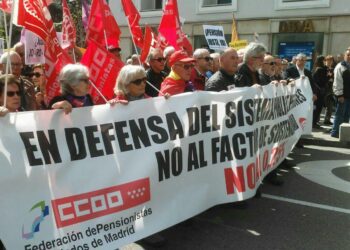 Madrid se moviliza en defensa del sistema público de pensiones