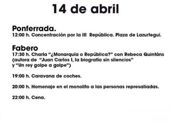 El Bierzo celebrará la “primavera republicana” este 14 de abril