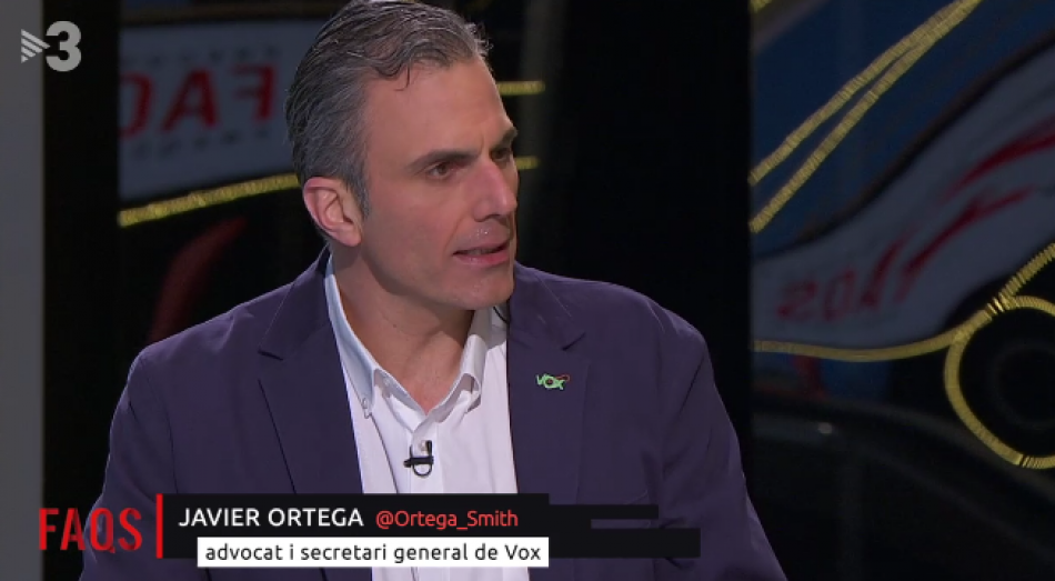 El Secretario General de VOX, Javier Ortega Smith: «en la Guerra Civil se fusiló gente, pero sin odio, con amor»