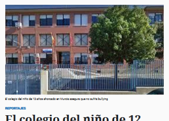STERM Intersindical pide la máxima sensibilidad para tratar la muerte de un menor en La Unión y evitar difundir rumores sobre su entorno más cercano y su centro educativo