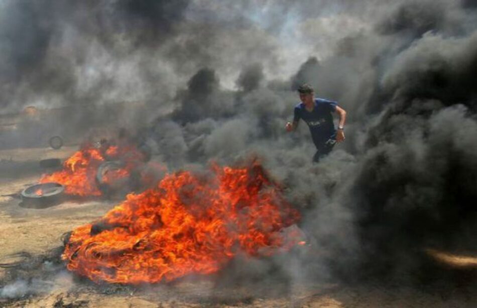 Los palestinos emprenden una nueva jornada de protestas y resistencia tras la matanza en Gaza