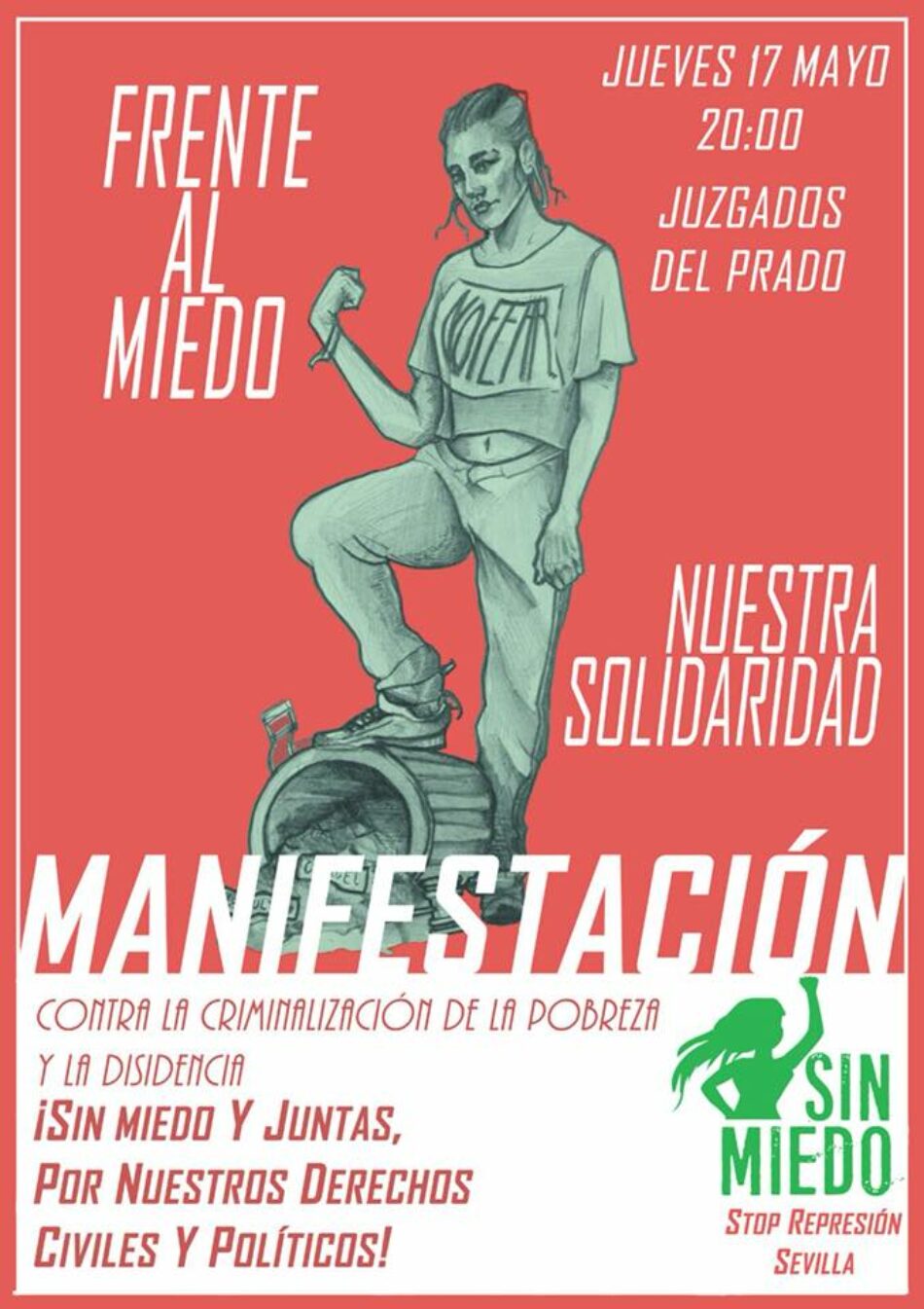 Presentación del manifiesto “Frente al Miedo, Nuestra Solidaridad” y de la manifestación por los derechos civiles y políticos el 17 de mayo