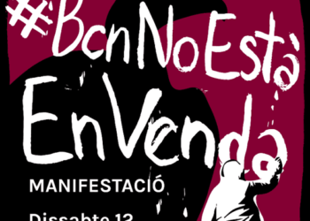 Manifest #BcnNoEstàEnVenda