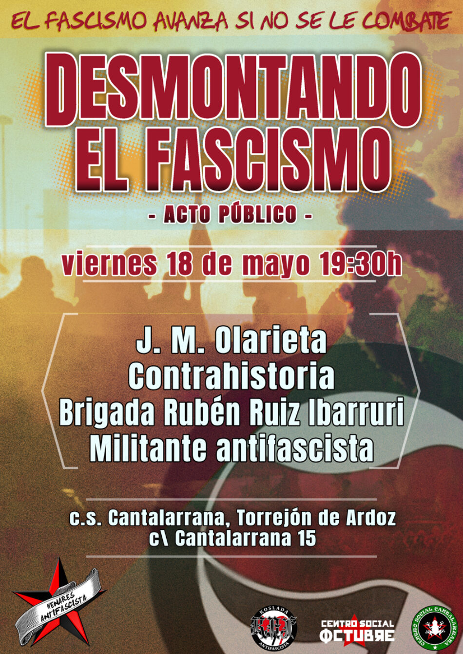 Acto público: «Desmontando el fascismo»