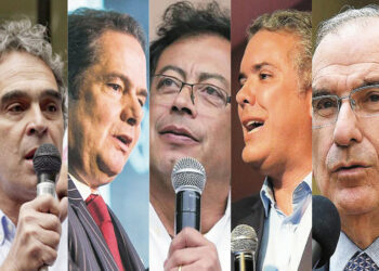 Candidatos presidenciales en Colombia en cierre de campañas