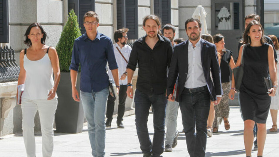 Podemos, IU y Equo acuerdan incluir todos sus nombres en las marcas para las autonómicas y municipales de 2019