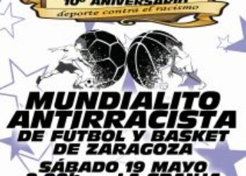 Apretada agenda de actos en el décimo Mundialito Antirracista de Zaragoza el próximo sábado
