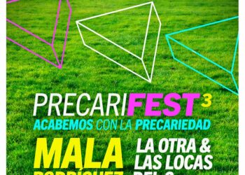 IU organiza el próximo 2 de junio la 3ª edición de su Precarifest más combativo y crítico que encabeza la actuación de Mala Rodríguez
