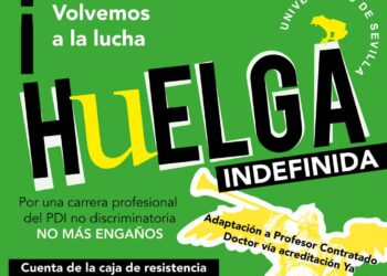 Convocatoria de huelga indefinida en la Universidad de Sevilla para el 28 de mayo