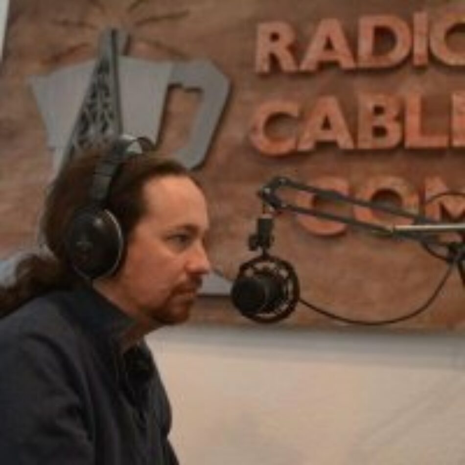 Pablo Iglesias en La Cafetera: «una moción de censura fallida sería un fracaso estrepitoso para Pedro Sánchez»