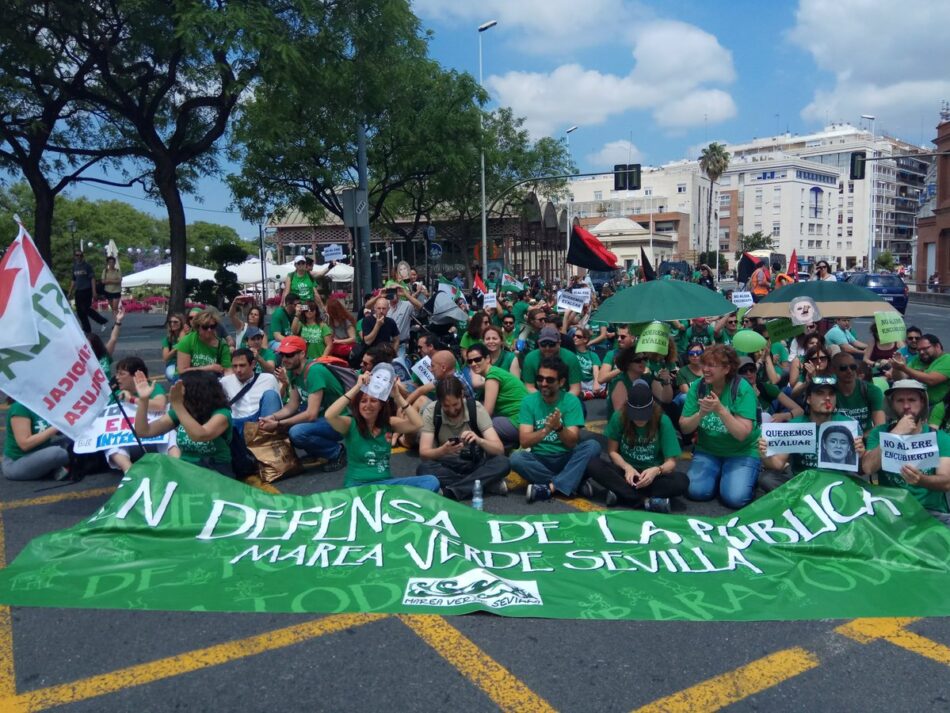 Comunicado de respuesta al establecimiento de un 100% de servicios mínimos por parte de la Junta de Andalucía en la huelga de profesorado laboral de la Universidad de Sevilla