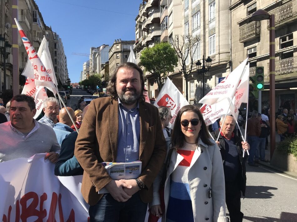 Esquerda Unida denuncia neste 1 de Maio o aumento de sinistralidade laboral e o mantemento da precariedade laboral en Galicia