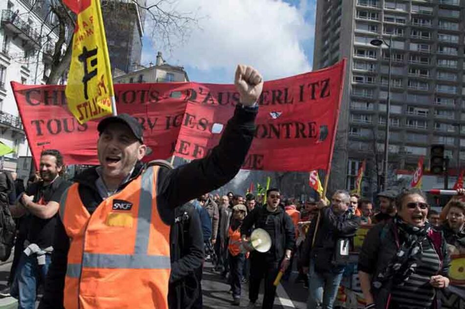 Ferroviarios convocados a manifestarse contra reforma en Francia