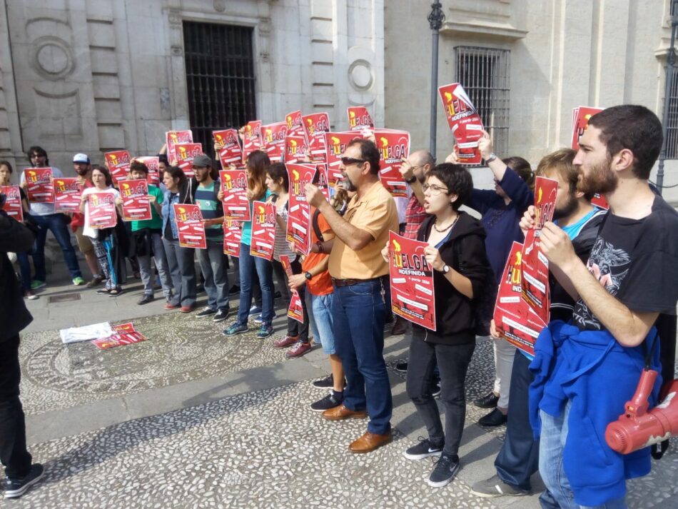 Comienza la huelga del profesorado Ayudante y Contratado Doctor interino de la Universidad de Sevilla