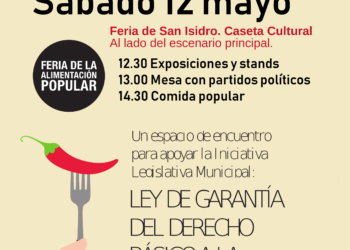 Un espacio sobre el derecho a la alimentación en la Feria de San Isidro de Madrid