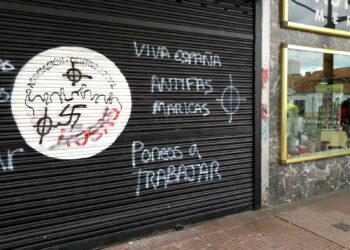 Comunicado en repulsa por las pintadas fascistas en Alcalá de Henares