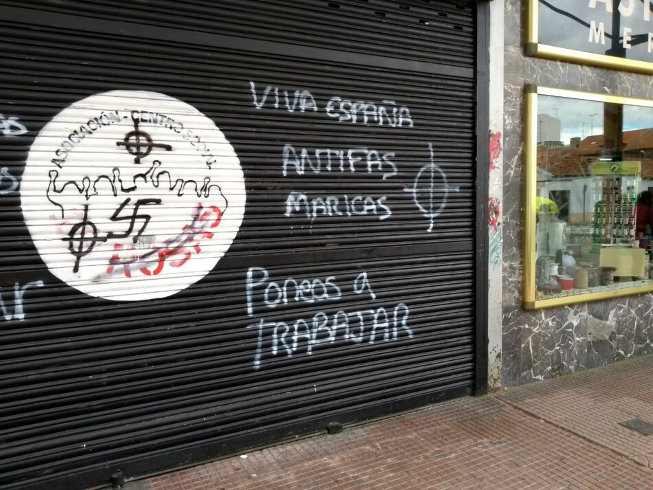 Comunicado en repulsa por las pintadas fascistas en Alcalá de Henares