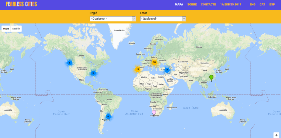 Les “Ciutats Sense Por” elaboren la primera guia i mapa del moviment municipalista global