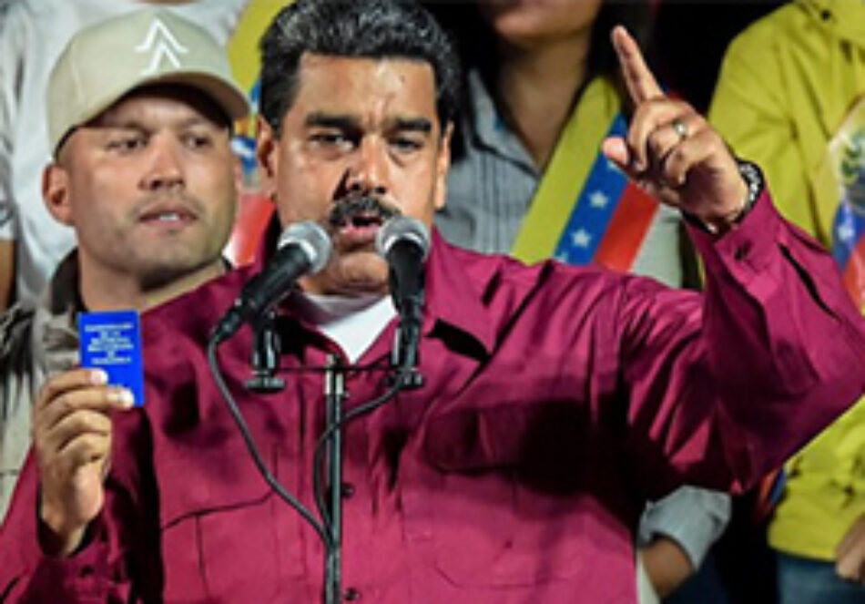 Izquierda Unida felicita a Maduro por su victoria electoral y al pueblo venezolano por su “participación democrática y cívica”