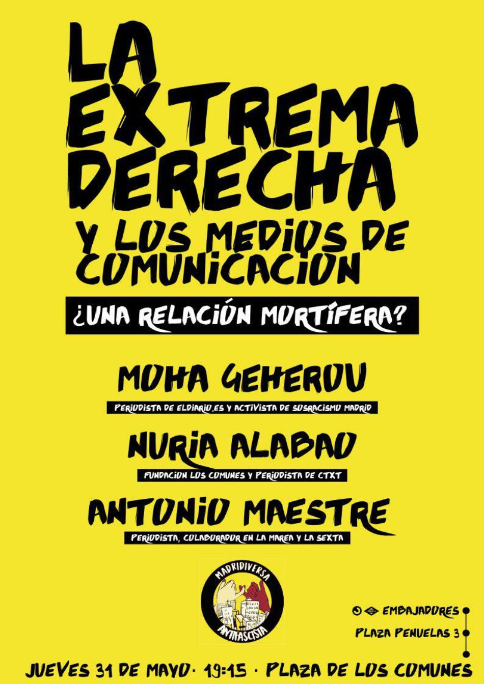 “La Extrema Derecha y los Medios de Comunicación: ¿Una relación mortífera?”