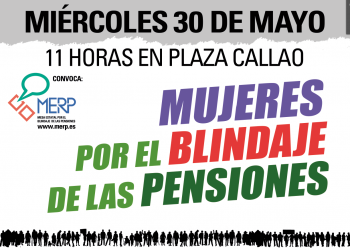 La MERP organiza un acto de  “Mujeres por el Blindaje de las Pensiones”