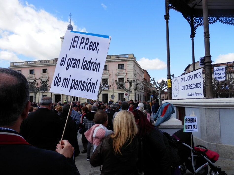 Los presupuestos aumentan la indignación de las y los pensionistas