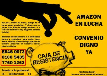 La Caja de Resistencia de la lucha de los trabajadores de Amazon da sus primeros pasos y necesita de vuestro apoyo