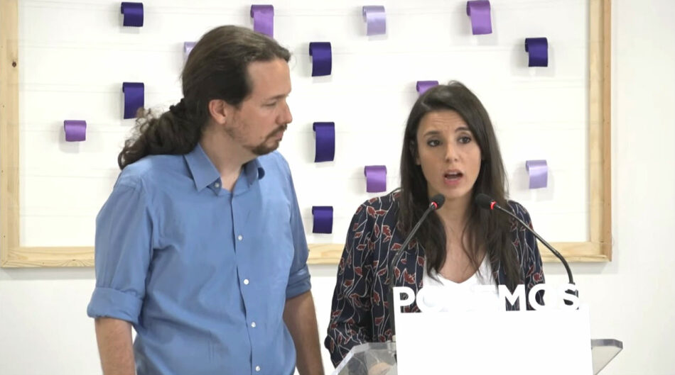 Pablo Iglesias e Irene Montero consultarán a las bases de Podemos sobre su continuidad en sus cargos