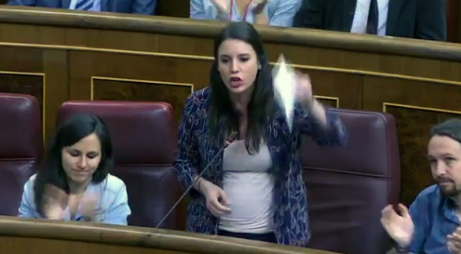 Irene Montero: “es un modo de vida, no es un hecho aislado, no es una actuación puntual, es una actividad duradera de una organización constituida para delinquir”