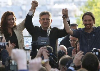 Iglesias y Mélenchon celebran un acto conjunto en Madrid