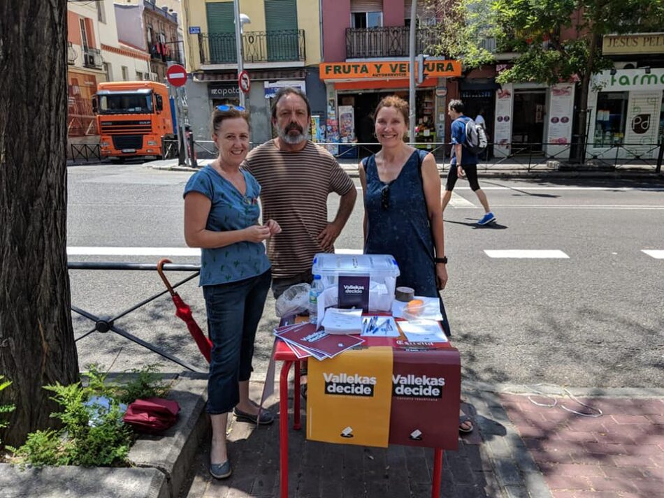 El 89,2% de los participantes en la consulta impulsada por «Vallekas Decide» se declaran «A favor de la república»