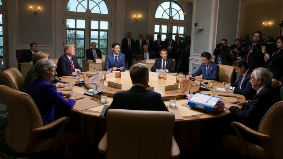 Comienza la cumbre del G-7 en un estado de abierto conflicto entre los EEUU y el resto de miembros