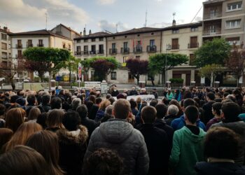 Manifestaciones en Altsasu contra la sentencia de la Audiencia Nacional