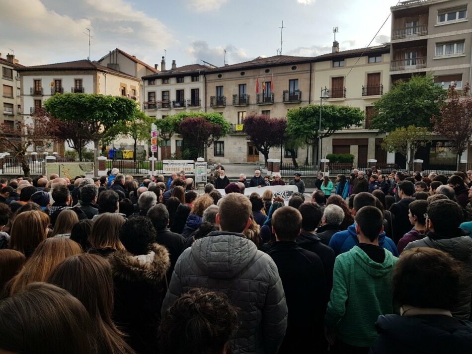 Manifestaciones en Altsasu contra la sentencia de la Audiencia Nacional