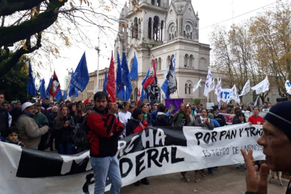 Cierra hoy en Buenos Aires Marcha Federal por Pan y Trabajo