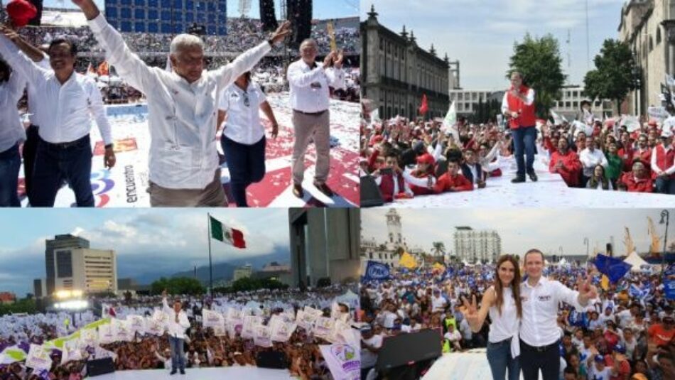 Candidatos mexicanos inician recta final de campaña electoral