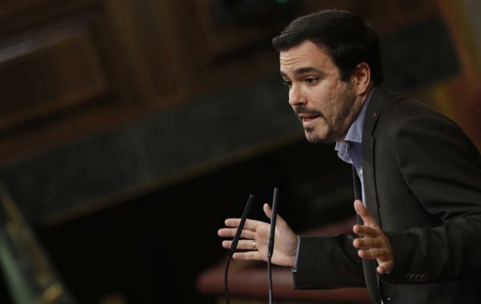 Garzón tacha de “mazazo” que Sánchez diga ahora que no puede tocar el modelo de financiación y le reprocha que “tire por la borda” esta promesa por “falta de voluntad política”