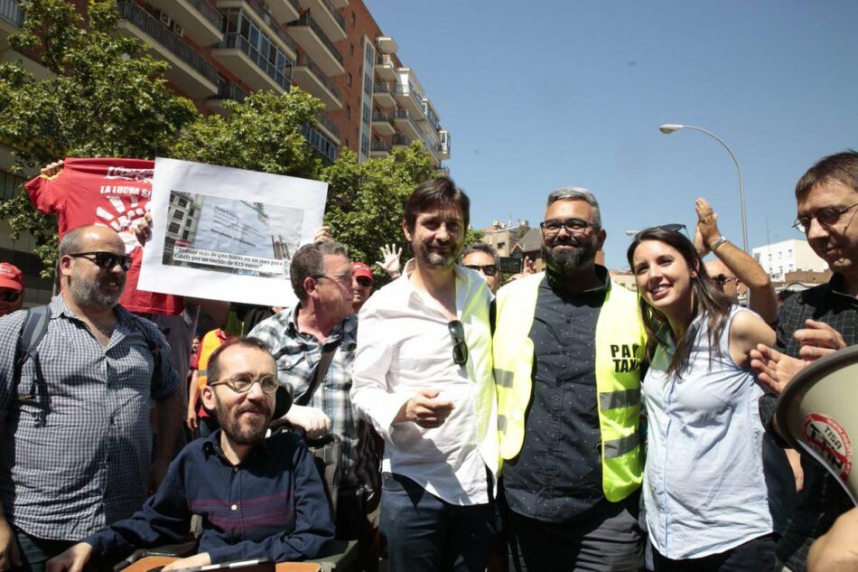 Rafa Mayoral, ante la denuncia de Cabify: «No hay transnacional con sede en paraíso fiscal que sea capaz de ponerle una mordaza a Podemos»