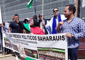 Colectivos saharauis protestan en Bruselas contra la colaboración de la UE con la ocupación marroquí