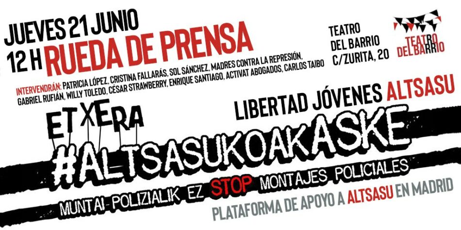 «¡Libertad para los 7 de Altsasu!»