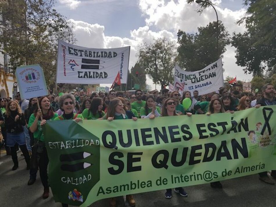 Presentación del documental de CGT sobre Huelga del profesorado interino