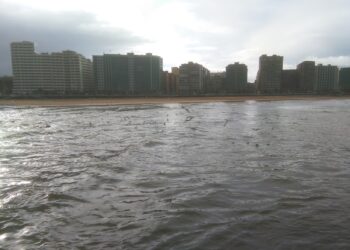 Organizaciones ecologistas denuncian que el Ayuntamiento de Gijón puso en peligro la salud de los usuarios de la playa de San Lorenzo