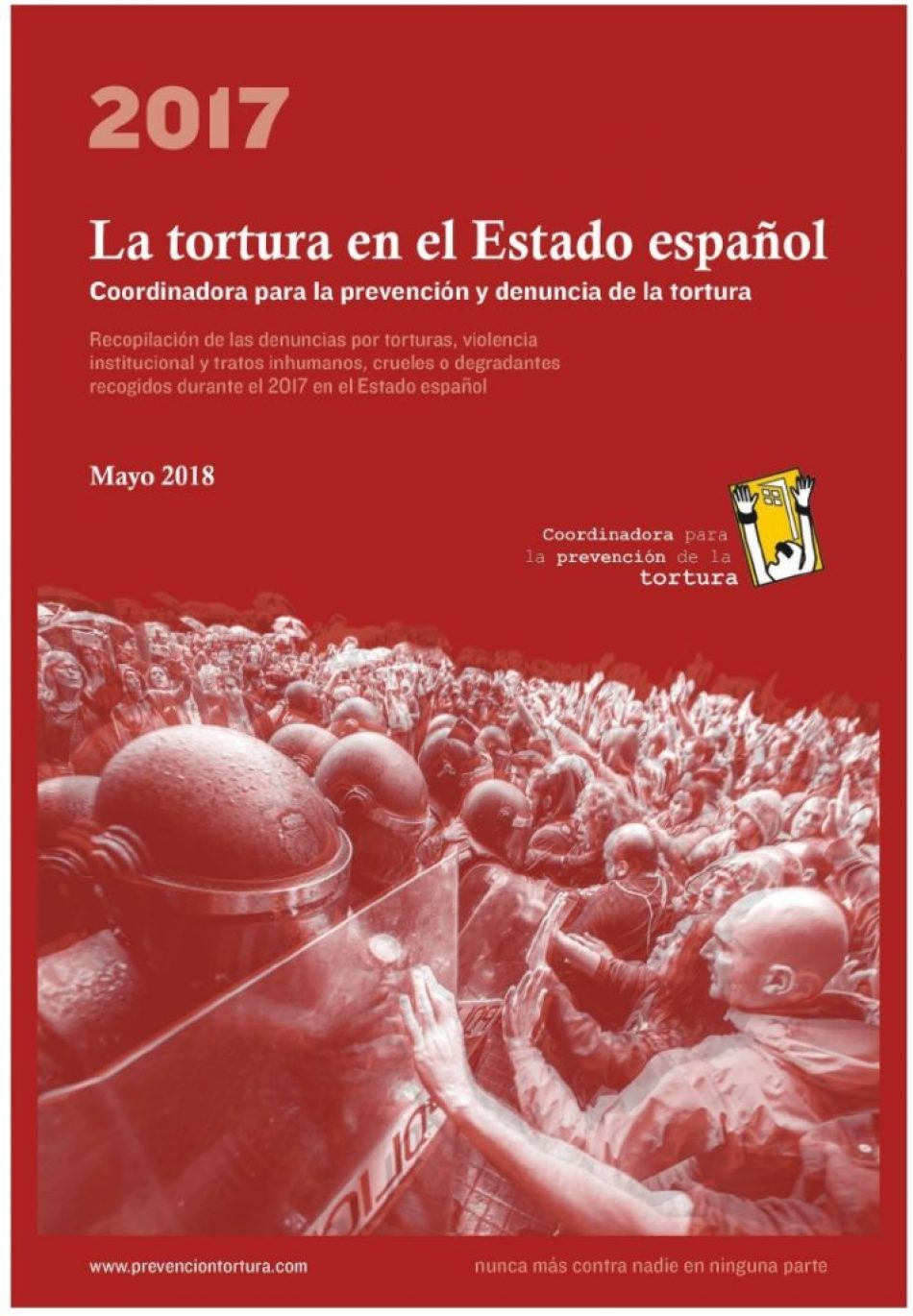 La tortura en el estado español: Informe de 2017